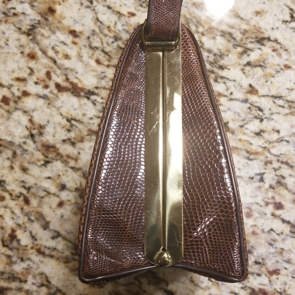 Vintage genuine reptile handbag - Picture 3 of 6